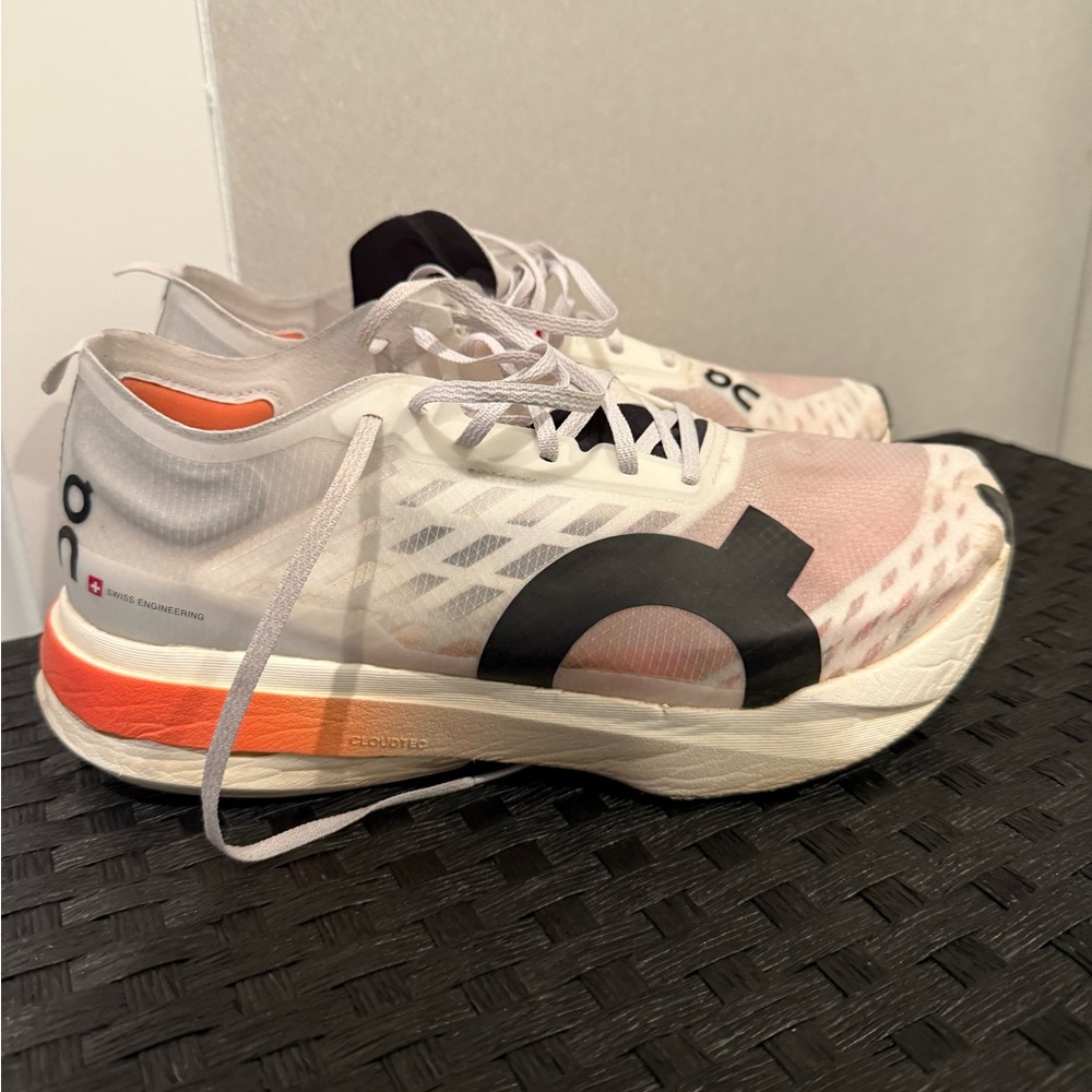 On Running Men’s Running Shoes - White and Orange